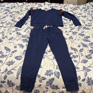 Crewcuts Navy Blue Sweatshirt and Joggers Set